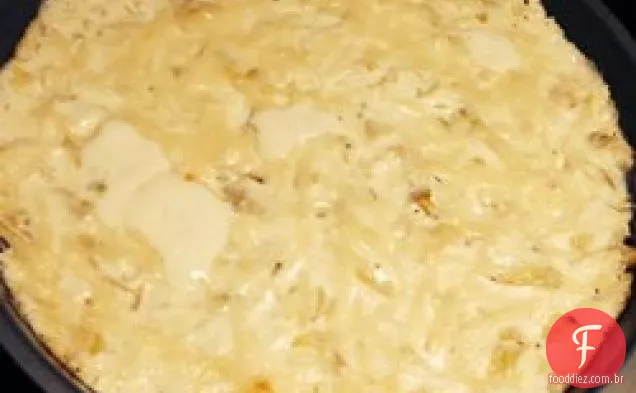 Molho Quente Do Queijo Da Cabra Da Alcachofra