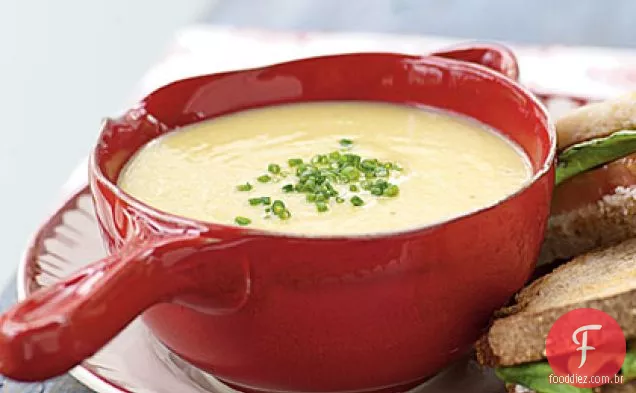 Sopa doce de milho e abóbora