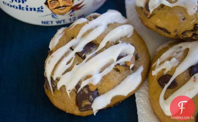 Biscoitos De Chocolate Com Abóbora Gelada