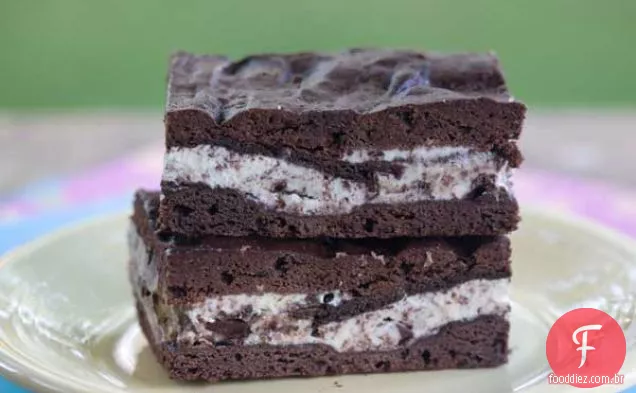 Sanduíches Caseiros De Sorvete Com Sorvete De Menta
