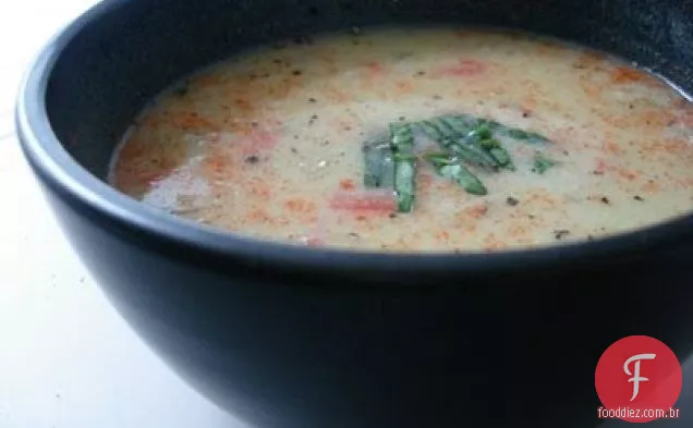 Sopa De Milho Com Especiarias Doces Vegan