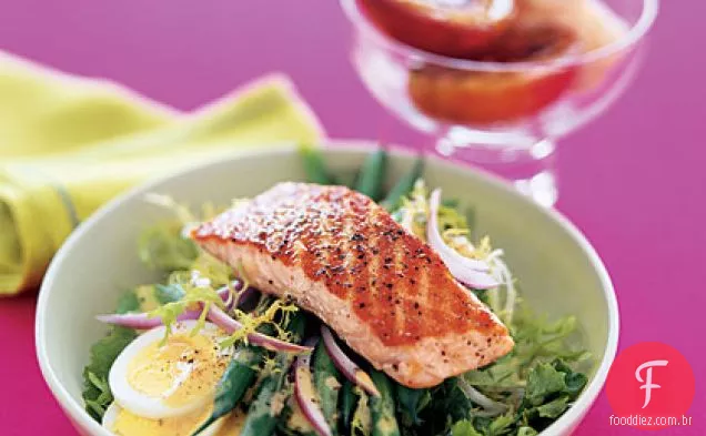 Salada De Salmão Com Vinagrete