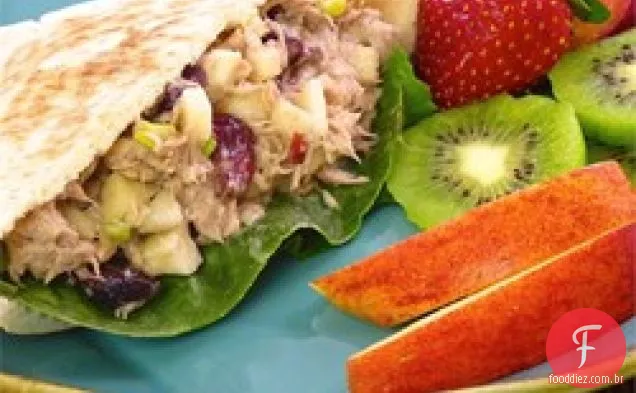 Salada de atum incrivelmente boa e saudável