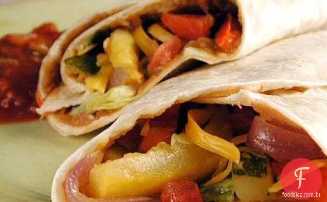 Fajitas Vegetais Torrados Rápidos