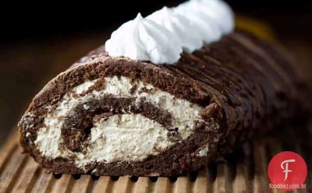 Bolo De Chocolate Com Creme De Cappuccino