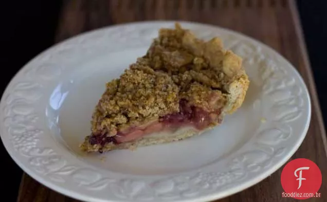 Torta de Cranberry de maçã de Pêra incrível de Joe com cobertura de gengibre