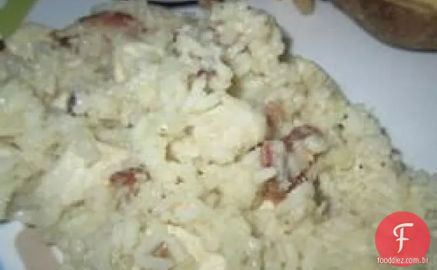 Bacon e frango Arroz Frito