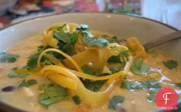 Sopa Cremosa De Tortilha De Frango