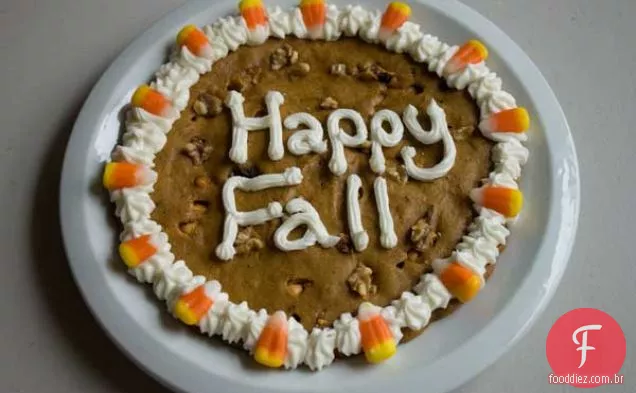 Pumpkin Cookie Pizza