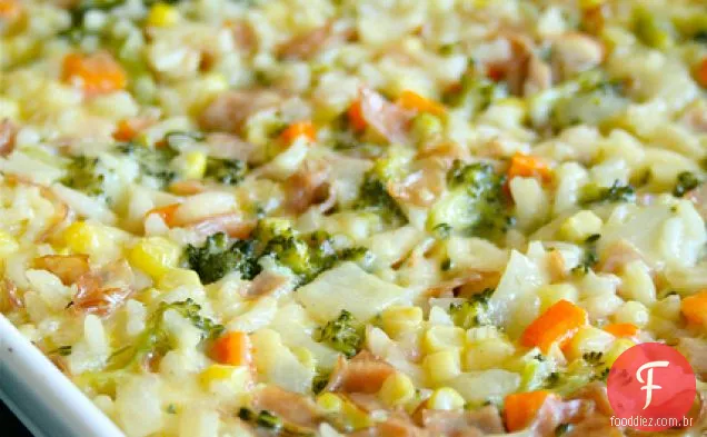 Veggie, Presunto E Queijo Arroz Assar
