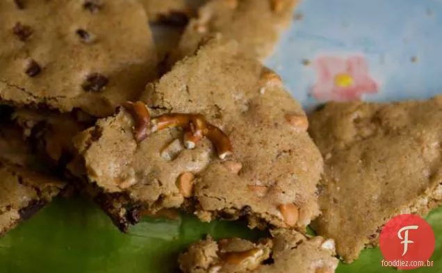 Chocolate ou manteiga Chip Pecan & biscoitos de germe de trigo torrado