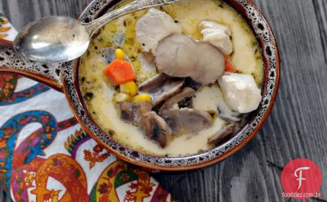 Zippy Chicken Mushroom Soup