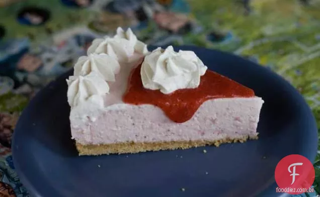 Cheesecake De Morango Suave