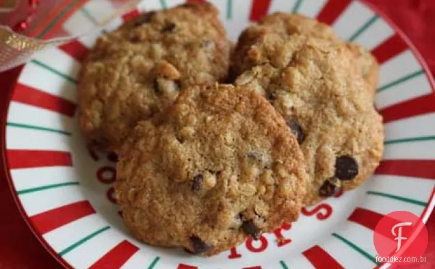Biscoitos de manteiga de amendoim de aveia Bonnie