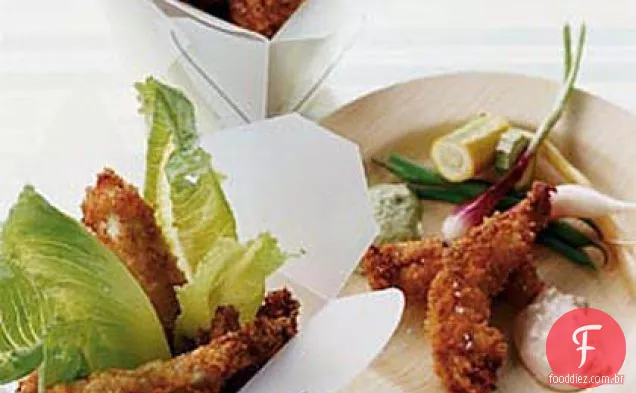 Caesar-Tiras De Frango Crocantes Com Crosta