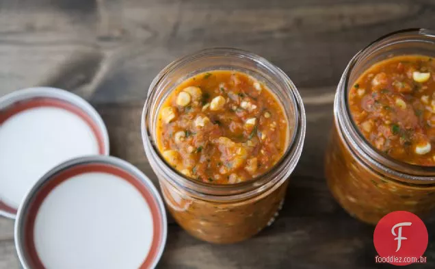 Tomate Assado E Salsa De Milho