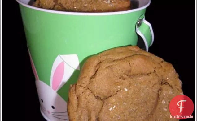 Grandes Biscoitos De Gengibre Macio