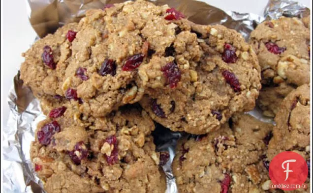 Biscoitos Cranberry-Pecan