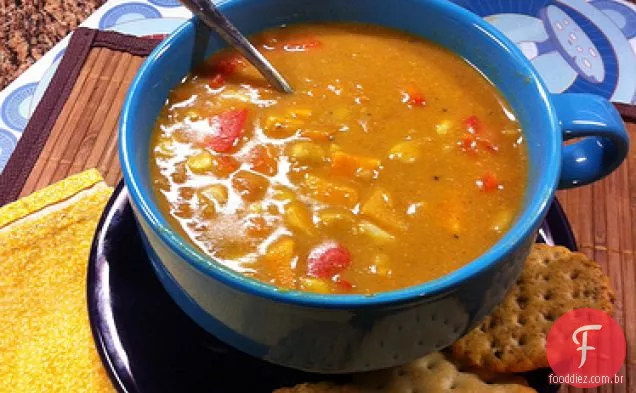 Sopa De Milho De Batata Doce