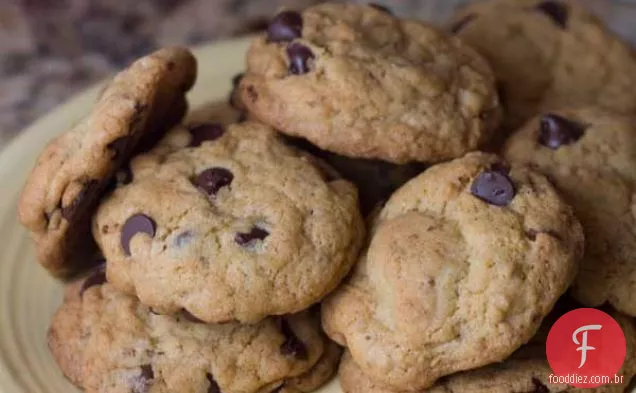 Biscoitos de chocolate com farelo