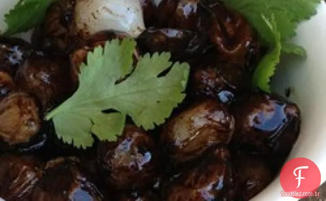 Cebola pérola caramelizada com esmalte balsâmico