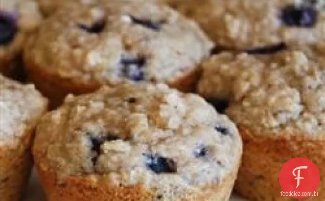 Muffins Do Mirtilo Da Porca Da Saúde