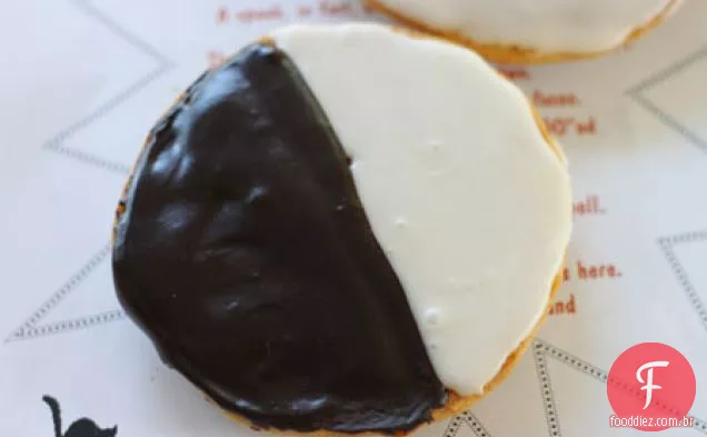 Biscoitos preto e branco favoritos