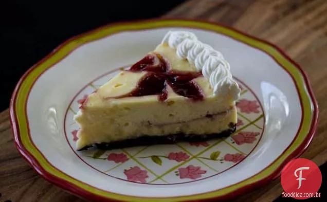 Cheesecake De Framboesa Com Chocolate Branco