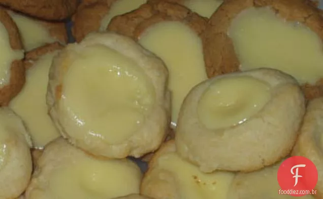 Cheesecake Filled Thumbprint Cookies
