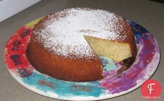 Bolo De Libra De Amêndoa-Limão