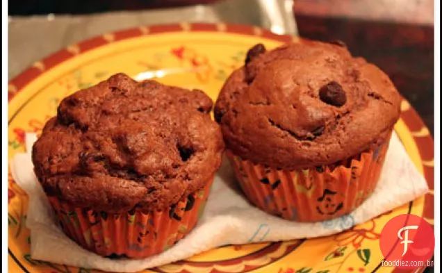 Muffins De Chocolate Duplo (Novamente ... Sheesh!)