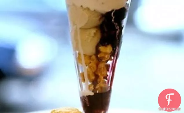 Blueberry Corn Ice Cream Sundae