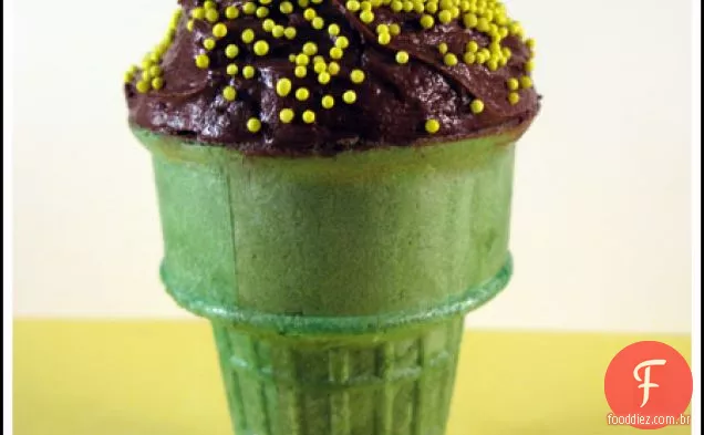Sorvete Cone Cupcakes