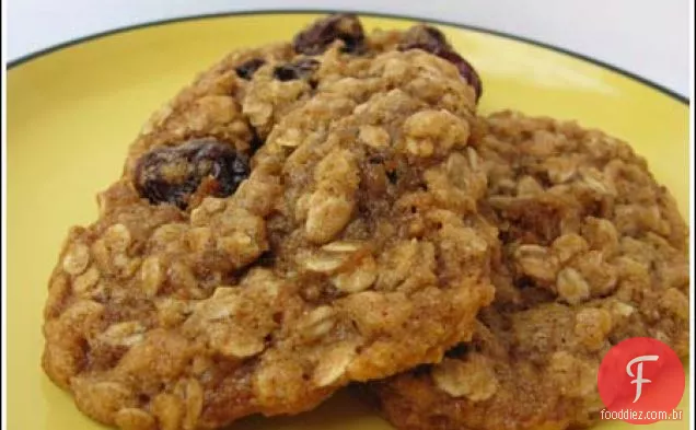 Biscoitos De Passas De Aveia Veganos Em Borracha