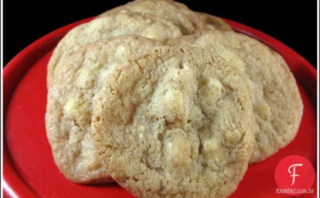Biscoitos De Macadâmia Com Chocolate Branco