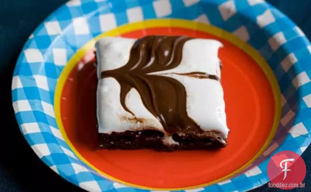 Chocolate Marshmallow Avelã Propagação Brownie