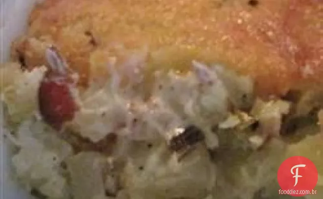 Caçarola De Salada De Batata Alemã Quente