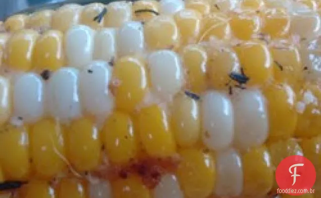 Milho torrado doce e picante