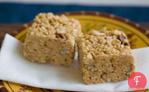 Caramelo de amendoim e torrado Pecan Krispies
