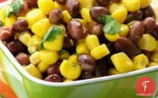 Salada de milho e Feijão Preto