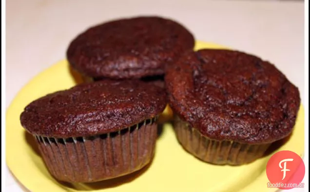 Muffins De Chocolate Com Gordura Reduzida