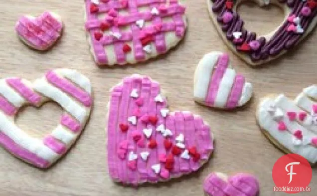 Biscoitos de manteiga à moda antiga com cobertura de manteiga
