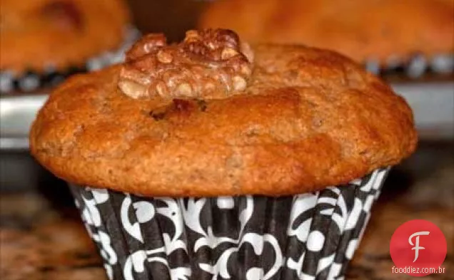 Muffins Pequenos Do Bordo Da Microplaqueta Do Chocolate Do Grupo