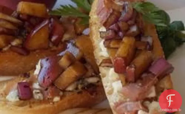 Pera e Prosciutto Bruschetta