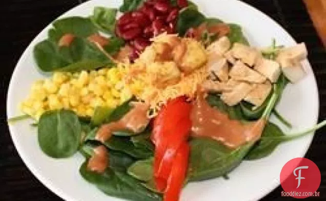 Salada de frango para churrasco