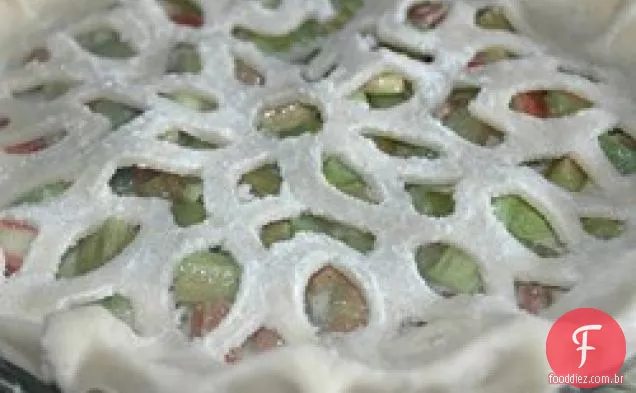 Torta de Creme de ruibarbo II