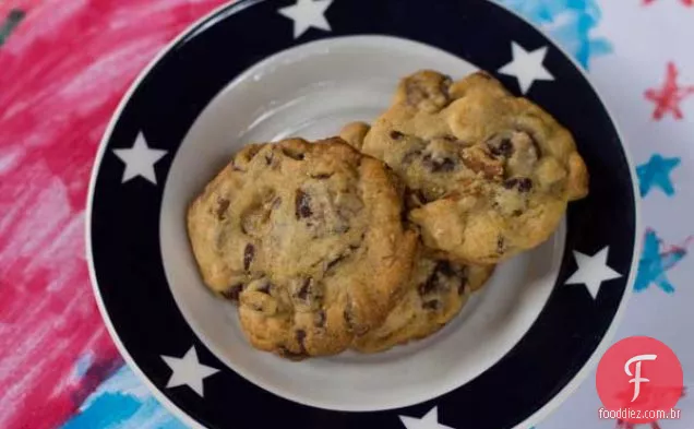 Cookies Triplos Da Microplaqueta Do Grupo Grande
