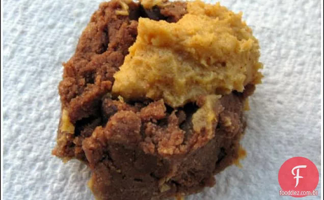 Biscoitos De Abóbora De Chocolate Marmorizado