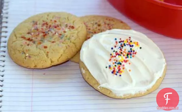 Cinco Biscoitos De Açúcar Sabor