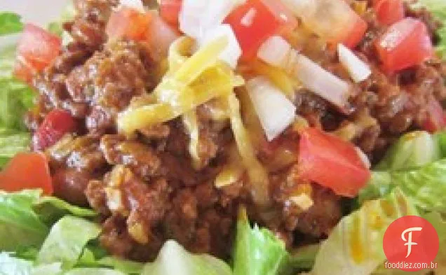 Salada mexicana quente da mãe